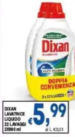 DEM Dixan lavatrice liquido offerta