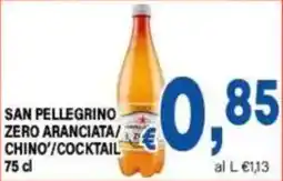 DEM San Pellegrino zero aranciata/chino/cocktail offerta