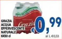 DEM Grazia acqua effervescente naturale offerta