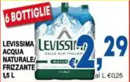 DEM Levissima acqua naturale frizzante offerta