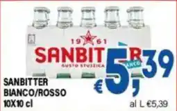 DEM Sanbitter Bianco/rosso offerta