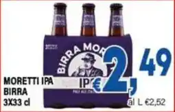 DEM Moretti IPA Birra offerta