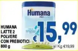 DEM Humana Latte 2 Polvere con Prebiotici offerta