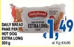 DEM Daily Bread pane per hot dog extra long offerta