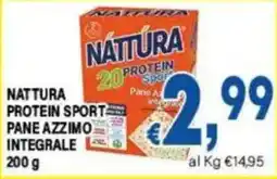 DEM Nattura protein sport pane azzimo integrale offerta