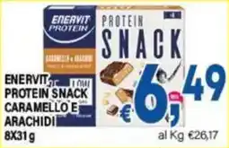 DEM Enervit protein snack caramello e arachidi offerta