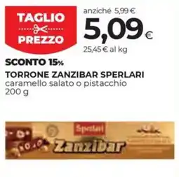 Unicoop Etruria Torrone Zanzibar Sperlari offerta