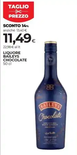 Unicoop Etruria Liquore Baileys Chocolate offerta
