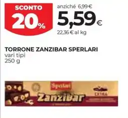 Unicoop Etruria Torrone Zanzibar Sperlari offerta
