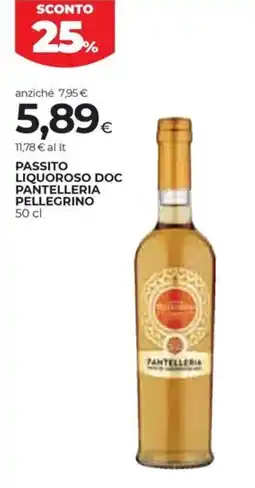 Unicoop Etruria Passito liquoroso doc Pantelleria Pellegrino offerta