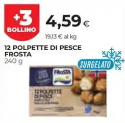 Unicoop Etruria Polpette di pesce Frost offerta