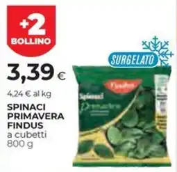 Unicoop Etruria Spinaci Primavera Findus offerta