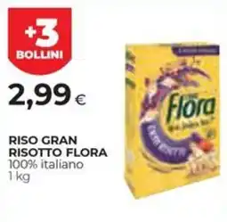 Unicoop Etruria Riso gran risotto Flora offerta