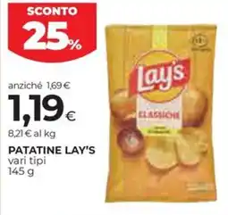 Unicoop Etruria Patatine Lay's offerta