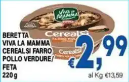 DEM Beretta Viva la Mamma Cerealsi Farro Pollo Verdure Feta offerta