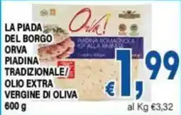 DEM La piada del borgo orva piadina tradizionale offerta