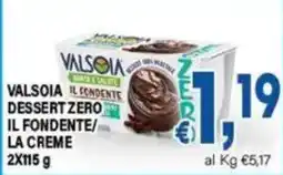 DEM Valsoia dessert zero il fondente offerta