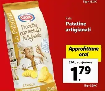 Lidl Pata patatine artigianali offerta