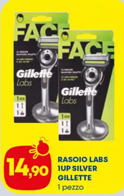 Panorama TiBi Rasoio Labs 1up Silver Gillette offerta