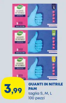 Panorama TiBi Guanti in nitrile Pam offerta