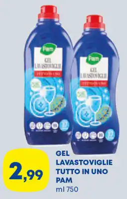 Panorama TiBi Gel lavastoviglie tutto in uno Pam offerta