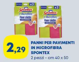 Panorama TiBi Panni per pavimenti in microfibra Spontex offerta
