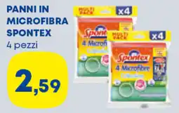 Panorama TiBi Panni in microfibra Spontex offerta
