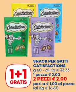 Panorama TiBi Snack per gatti Catisfactions offerta