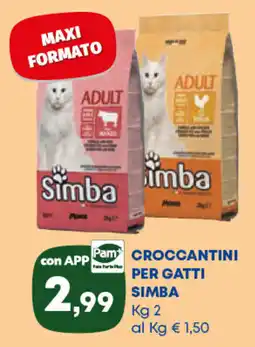 Panorama TiBi Crocchettini per gatti Simba offerta