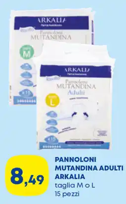 Panorama TiBi Pannoloni mutandina adulti Arkalia offerta