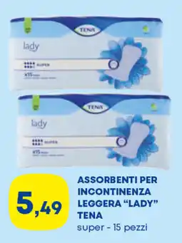 Panorama TiBi Assorbenti per incontinenza leggera lady Tena offerta