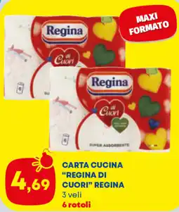 Panorama TiBi Carta cucina Regina di cuori Regina offerta