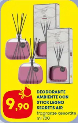 Panorama TiBi Deodorante ambiente con stick legno secrets air offerta