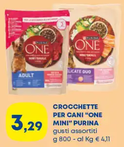 Panorama TiBi Crocchette per cani "One Mini" Purina offerta
