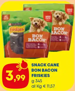 Panorama TiBi Snack cane bon bacon friskies offerta
