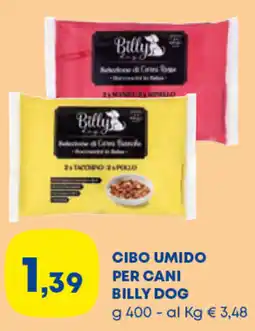 Panorama TiBi Cibo umido per cani Billy Dog offerta
