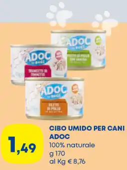 Panorama TiBi Cibo umido per cani Adoc offerta