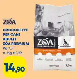 Panorama TiBi Crocchette per cani adulti ZóA Premium offerta