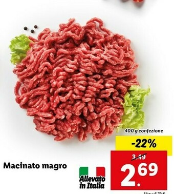 Lidl Macinato magro offerta