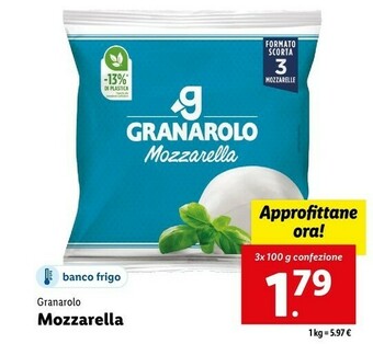 Lidl Mozzarella offerta