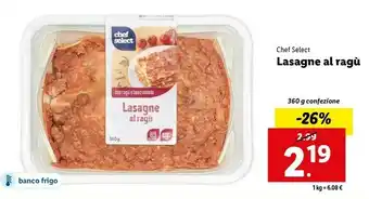 Lidl Lasagne al ragù offerta