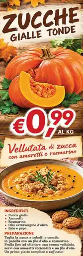 Superstore Coal Zucche gialle tonde offerta