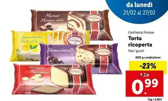 Lidl Torta ricoperta offerta