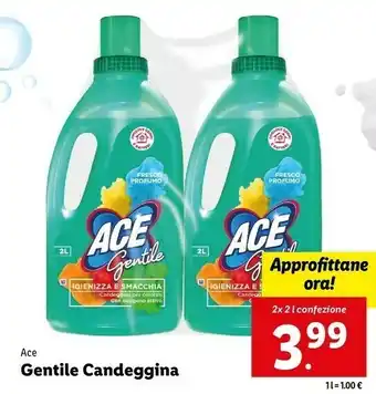 Lidl Gentile candeggina offerta