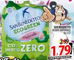 Il Genio Supermercato San Benedetto Acqua Naturale offerta
