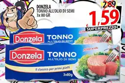Il Genio Supermercato Donzela tonno all'olio di semi offerta