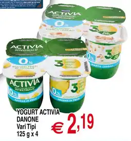 Centro Oceano Yogurt Activia Danone offerta
