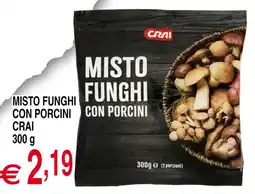 Centro Oceano Misto funghi con porcini Crai offerta