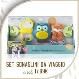 Prenatal Set sonagli da viaggio offerta