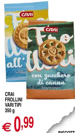 Centro Oceano Crai Frollini vari tipi offerta